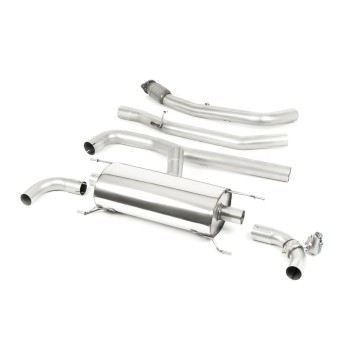 Alfa Romeo Giulia 2.0T Veloce - Valved & Non-Resonated Cat-Back Exhaust System - Uses OE Trims