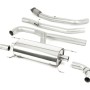 Alfa Romeo Giulia 2.0T Veloce - Valved & Non-Resonated Cat-Back Exhaust System - Uses OE Trims