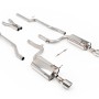 Audi S4 B6 - Non-Resonated (Louder) Cat-Back Exhaust System with Polished Trims