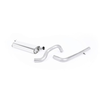 Audi A3 1.9 TDI - Non-Resonated (Louder) Cat-Back Exhaust System - Uses OE Trims