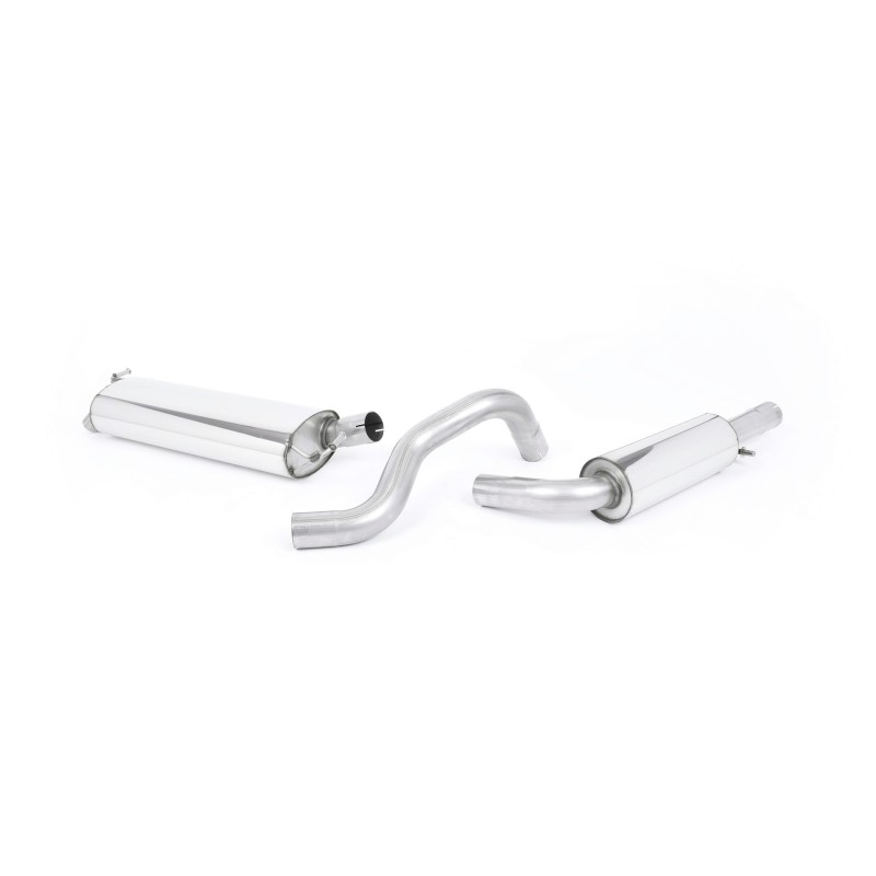 Audi A3 1.9 TDI - Resonated (Quieter) Cat-Back Exhaust System - Uses OE Trims