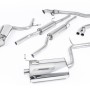 Audi A4 1.8T B7 Quattro - Resonated (Quieter) Cat-Back Exhaust System with 100mm Polished trims