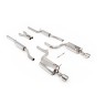 Audi A4 V6/S4 V8 B6 - Resonated (Quieter) Cat-Back Exhaust System with Polished Trim Assembly