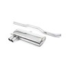 Audi S3 8L - Non-Resonated (Louder) Cat-Back Exhaust System with Polished Trims