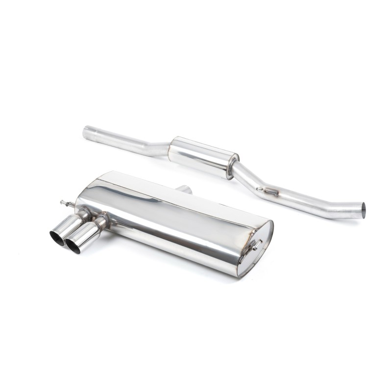 Audi S3 8L - Resonated (Quieter) Cat-Back Exhaust System with Polished Trims
