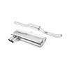 Audi S3 8L - Resonated (Quieter) Cat-Back Exhaust System with Polished Trims