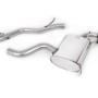 Audi S3 8P 3-door - Non-Resonated (Louder) Cat-Back Exhaust System with Polished Trims