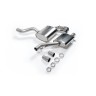 Audi S3 8P 3-door - Resonated (Quieter) Cat-Back Exhaust System with Polished Trims