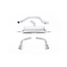 Audi TT MK2 2.0 2WD - Cat-Back Exhaust System with Dual Polished 100mm JET Trims (For 3.2 V6 Valance)
