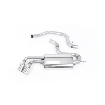 Audi TT MK2 2.0 2WD - Cat-Back Exhaust System with Twin Polished JET Trims