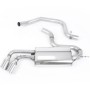 Audi TT MK2 2.0 2WD - Cat-Back Exhaust System with Twin Polished JET Trims
