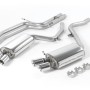 Audi S5 V8 - Non-Resonated (Louder) Cat-Back Exhaust System with Polished Trims (For Manual Models)