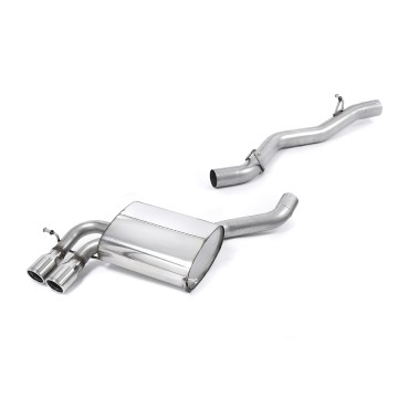 Audi S3 8P Sportback - Non-Resonated (Louder) Cat-Back Exhaust System with Polished Trims