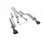 Audi RS6 C5 - Resonated (Quieter) Cat-Back Exhaust System with Cerakote Black Trims