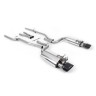 Audi RS4 B7 - Valved & Non-Resonated Cat-Back Exhaust System With Satin Black Sheen Trims