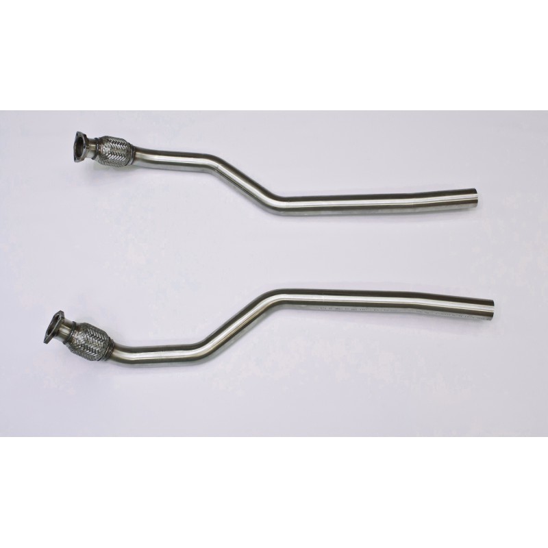 Audi S5 V8 - Large Bore Lower Downpipe Pair with Catalyst Delete (For Manual Models only)