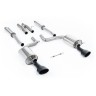 Audi RS6 C6 - Resonated (Quieter) Cat-Back Exhaust System with Ceramic-coated Black Satin Dual-Oval Trims
