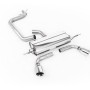 Audi TT MK2 2.0 2WD - Cat-Back Exhaust System with Dual GT100 Trims (For 3.2 V6 Valance)
