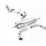 Audi TT MK2 3.2 Quattro - Resonated (Quieter) Cat-Back Exhaust System with Dual Polished GT100 Trims