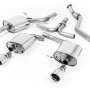 Audi A5 2.0 TFSI - Cat-Back Exhaust System with Polished Dual Outlet Trims