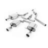 Audi A5 2.0 TFSI - Cat-Back Exhaust System with Polished Dual Outlet Trims