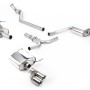 Audi A4 2.0 B8 S line (Manual) - Resonated (Quieter) Cat-Back Exhaust System with Quad-outlet GT80 Polished Trims