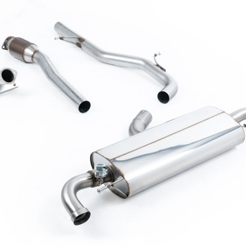 Audi TTRS MK2 2.5L - Turbo-Back Exhaust System with Hi-Flow Sports Catalyst - Uses OE Trims