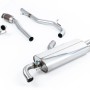 Audi TTRS MK2 2.5L - Turbo-Back Exhaust System with Hi-Flow Sports Catalyst - Uses OE Trims