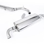 Audi TTRS MK2 2.5L - Non-Resonated (Louder) Racing Cat-Back Exhaust System - Uses OE Trims