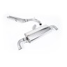 Audi TTRS MK2 2.5L - Non-Resonated (Louder) Racing Cat-Back Exhaust System - Uses OE Trims