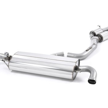 Audi TTRS MK2 2.5L - Resonated (Quieter) Racing Cat-Back Exhaust System - Uses OE Trims