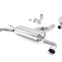 Audi TT MK2 3.2 Quattro - Non-Resonated (Louder) Cat-Back Exhaust System with Dual Polished GT100 Trims