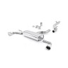 Audi TT MK2 3.2 Quattro - Non-Resonated (Louder) Cat-Back Exhaust System with Dual Polished GT100 Trims