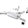 Audi TT MK2 3.2 Quattro - Non-Resonated (Louder) Cat-Back Exhaust System with Dual Polished 100mm JET Trims