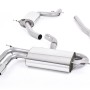 Audi A3 1.8 TSI - Resonated (Quieter) Cat-Back Exhaust System with Polished Trims