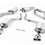 Audi S4 V6/S5 3.0 B8 Sportback - Resonated (Quieter) Cat-Back Exhaust System with Quad Polished Trims