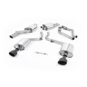 Audi S4 V6/S5 3.0 B8 Sportback - Resonated (Quieter) Cat-Back Exhaust System with Dual Oval Cerakote Black Trims