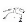 Audi S5 B8 (S tonic) - Race Non-Resonated (Louder) Cat-Back Exhaust System with Quad Polished Trims