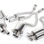 Audi RS5 B8 Coupe - Resonated (Quieter) Cat-Back Exhaust System - Uses OE Trims