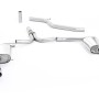 Audi A4 3.0 TDI B8 - Cat-Back Exhaust System with GT100 Dual Outlet Trims