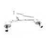 Audi A4 3.0 TDI B8 - Cat-Back Exhaust System with GT100 Dual Outlet Trims
