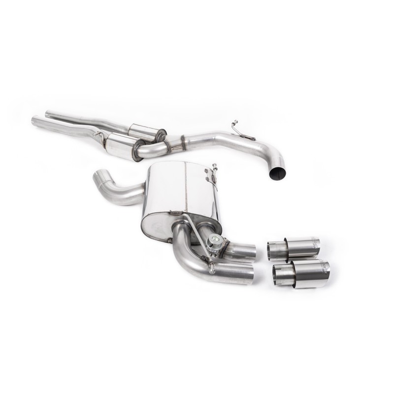 Audi RS3 8P Sportback S Tronic - Cat-Back Exhaust System with Polished Trims
