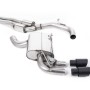 Audi RS3 8P Sportback S Tronic - Cat-Back Exhaust System with Cerakote Black Trims