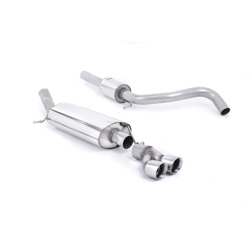 Audi A1 TFSI/VW Polo GTI 1.4 - Resonated (Quieter) Cat-Back Exhaust System with Polished Trims