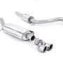 Audi A1 TFSI/VW Polo GTI 1.4 - Resonated (Quieter) Cat-Back Exhaust System with Polished Trims