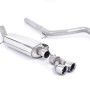 Audi A1 1.4 TFSI - Non-Resonated (Louder) Cat-Back Exhaust System with Polished Trims
