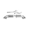Audi TTS MK2 Quattro - Non-Resonated (Louder) Cat-Back Exhaust System with Quad Polished Trims