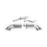 Audi TTS MK2 Quattro - Resonated (Quieter) Cat-Back Exhaust System with Quad Polished Trims