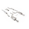 Audi A4 V6/S4 V8 B6 - Resonated (Quieter) Cat-Back Exhaust System with Polished Trim Assembly