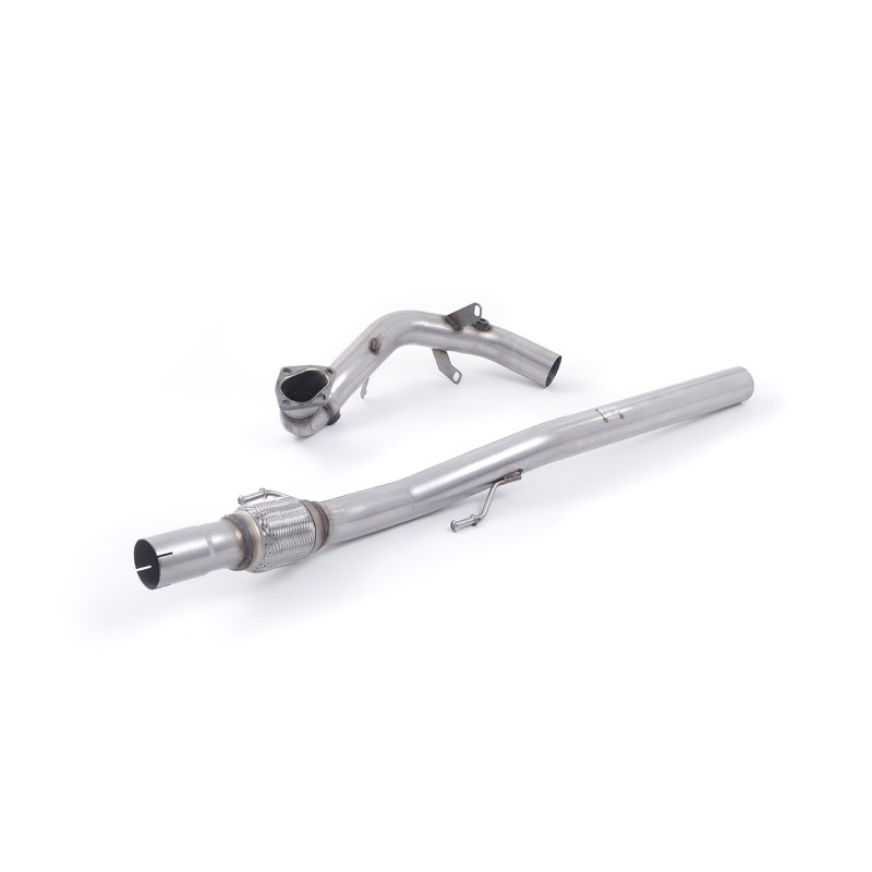 Large Bore Downpipe with Catalyst Delete (For Milltek Cat-Back) - A1/Polo GTI/Seat/Skoda 1.4 TFSI/TSI